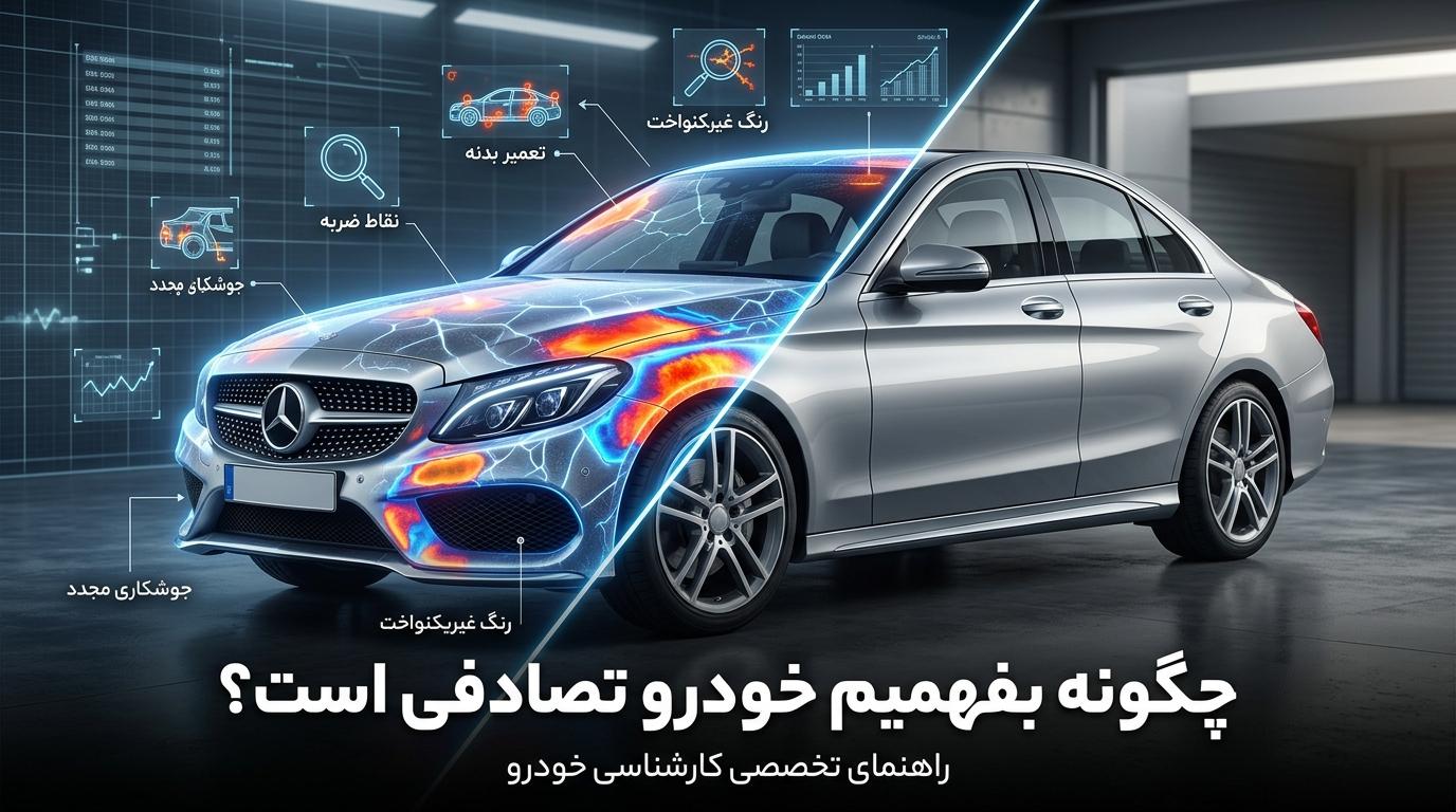 چگونه بفهمیم خودرو تصادفی است؟